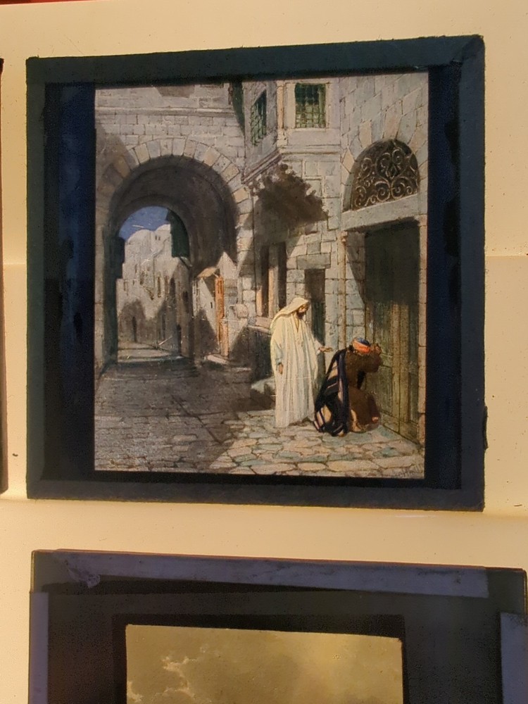 Six Lantern Slides Religious
