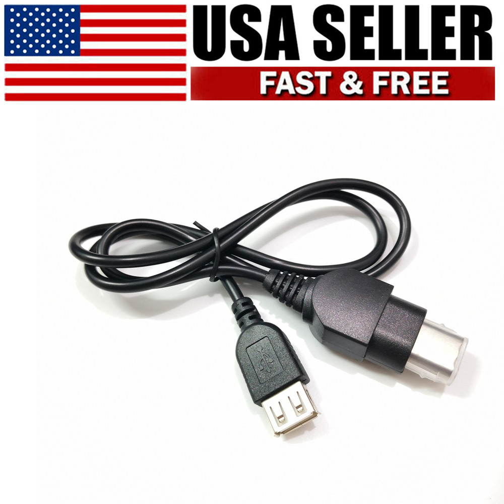 2.3ft PC Female USB To Xbox Console Converter Cable Plug & Play