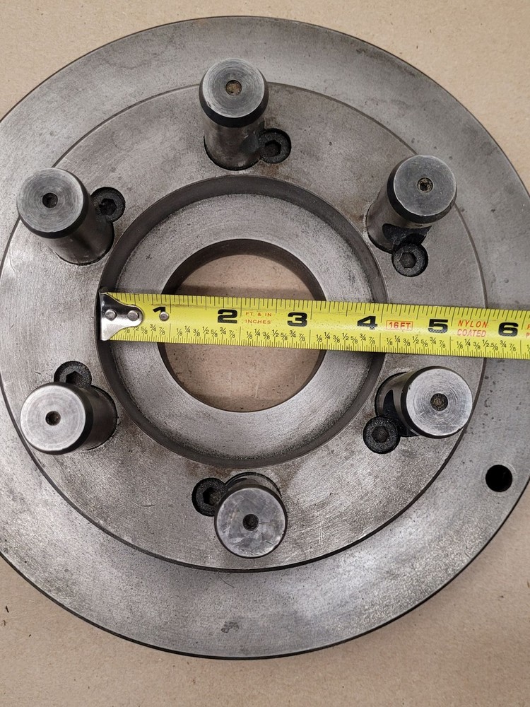 D1-6 Lathe Chuck Back Plate – 10in Overall Diameter