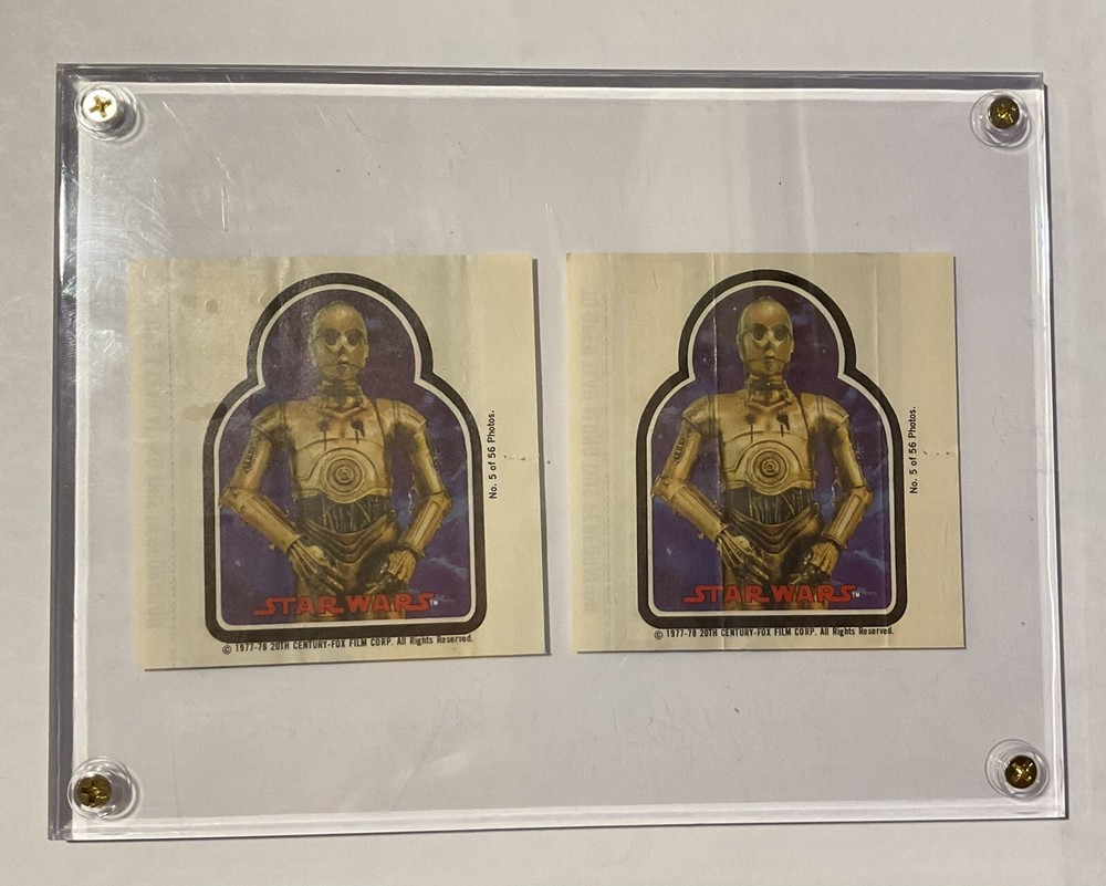 Star Wars Bubble Gum Wrapper C3PO