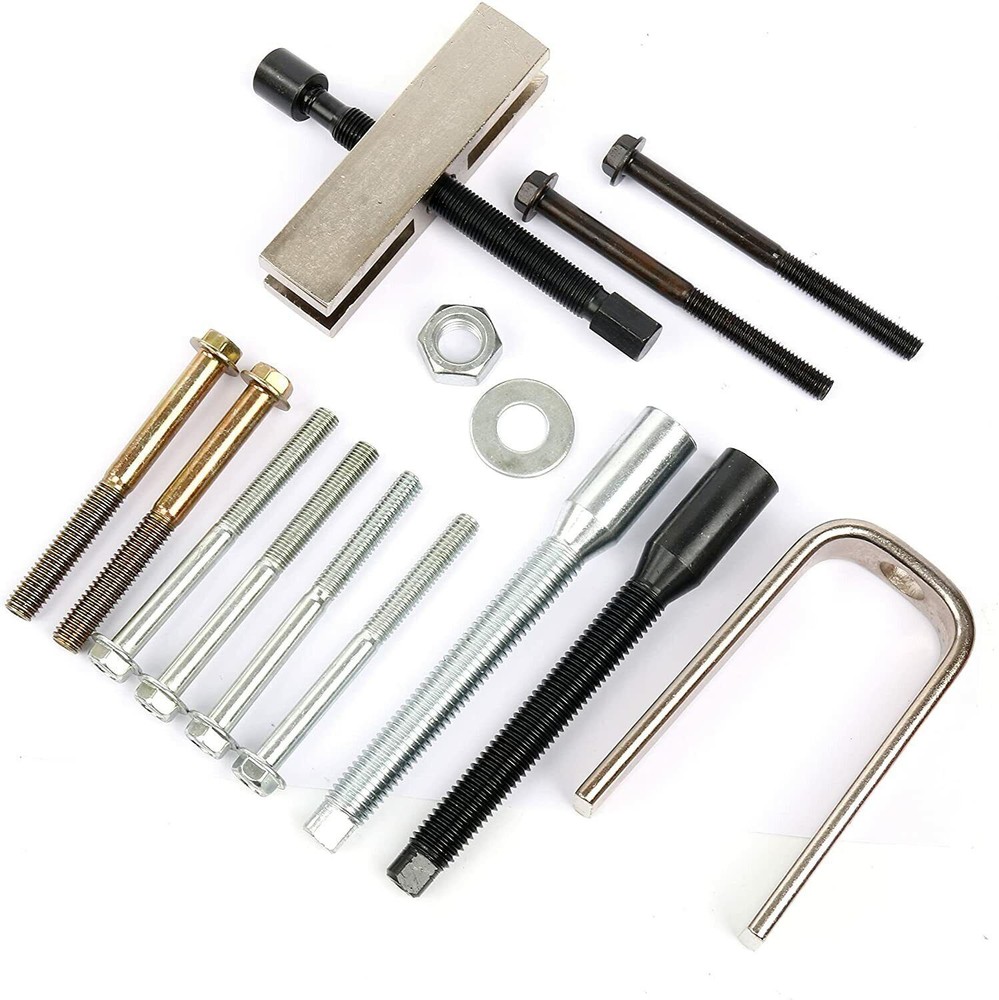 15PC Steering Wheel Puller and Lock Plate Compressor Tool Installer Removal Set