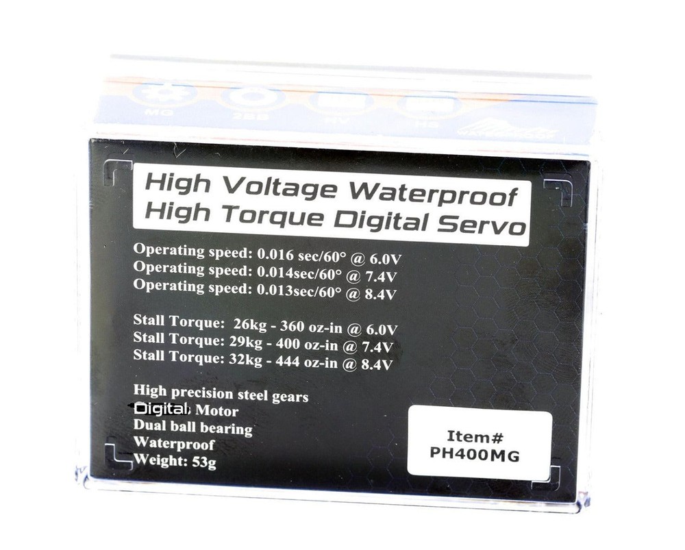Powerhobby 400MG Waterproof High Torque Servo : Associated