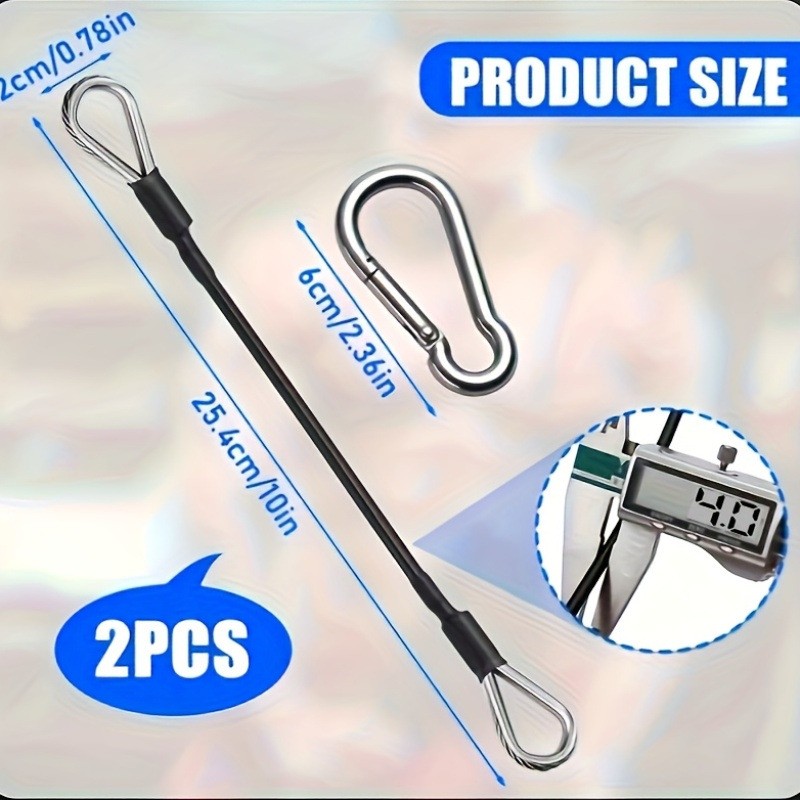 2PCS Gym Cable Extension,Replacement Cable Machine Accessories,Cable Pulley Rope