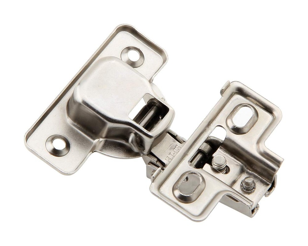Face Frame Concealed Euro 105Deg Self Closing Compact Cabinet Hinges, 10 Pack