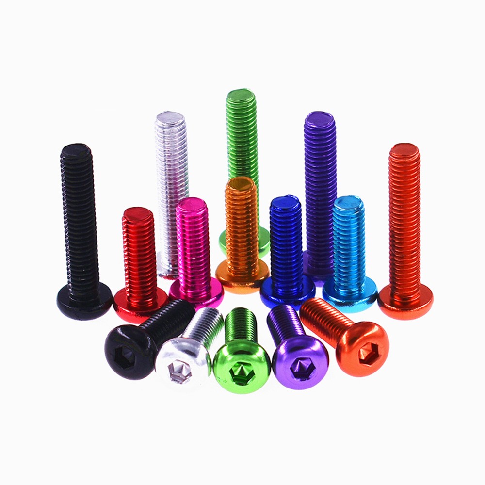 M3 Button Head Allen Hex Screws Aluminum Alloy DIY Computer case Socket Bolts