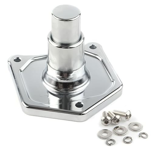 Motorcycle Push Button Solenoid Cover Starter Engine Starter for Harley Chrome
