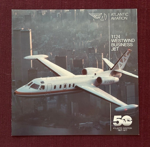 Atlantic Aviation 1124 Westwind 1977 Brochure