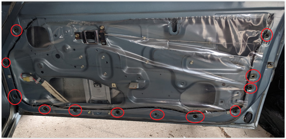 79-85 Mazda Rx7 Door Card Retainer Grommets