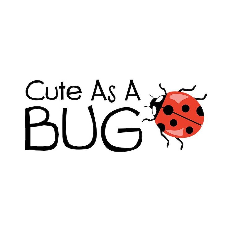 CafePress Cute As A Bug 10" Wall Clock (1267223452)