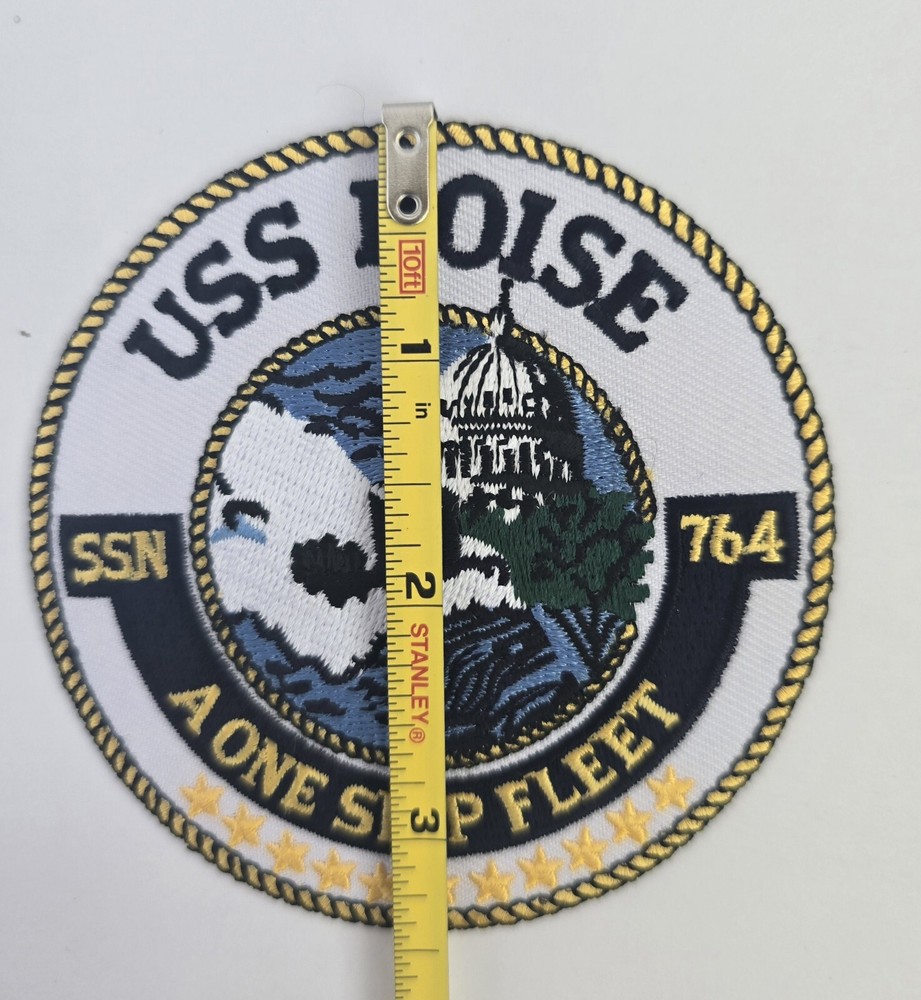 USS BOISE Patch SSN 764 COMMAND PATCH 3.5 inch Sew On