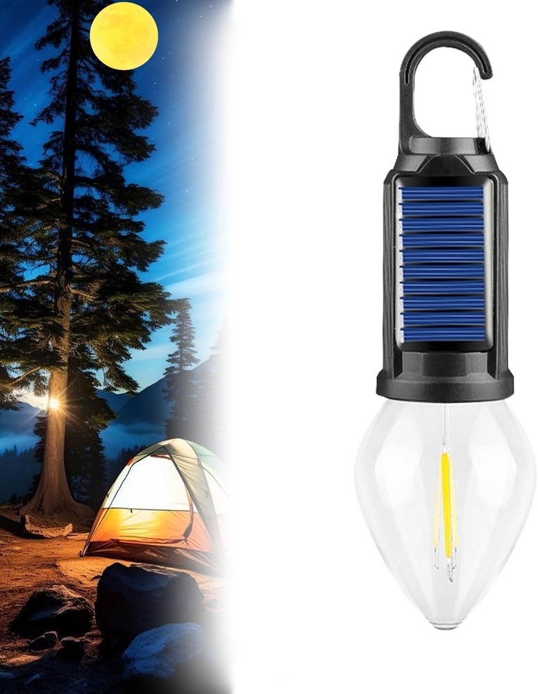 Solar Charging Camping Bulb Multi-Function Outdoor Light