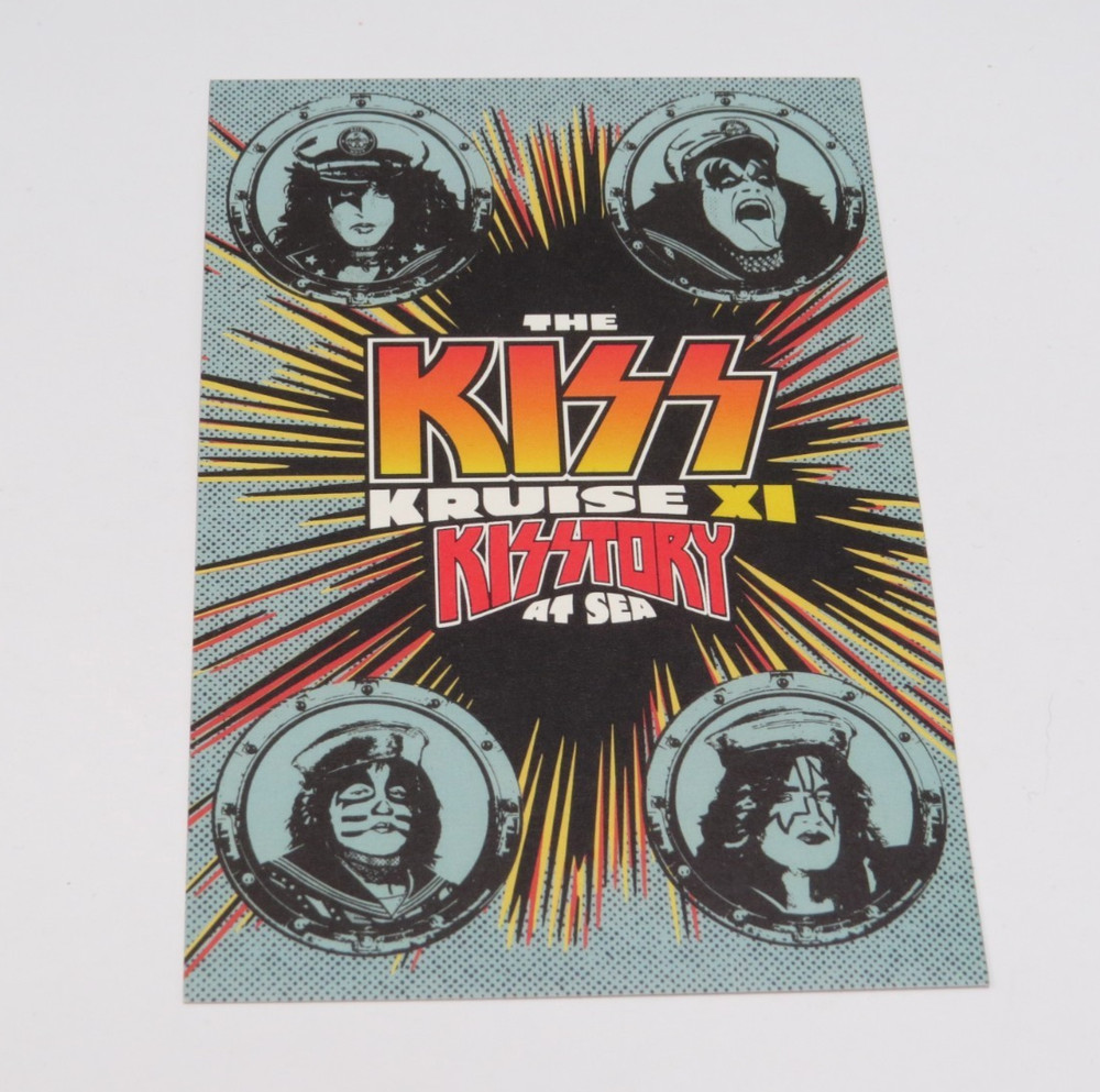 KISS KRUISE XI KISSTORY AT SEA LUNCHBOX GIFT CARD  -  SIMMONS STANLEY SINGER