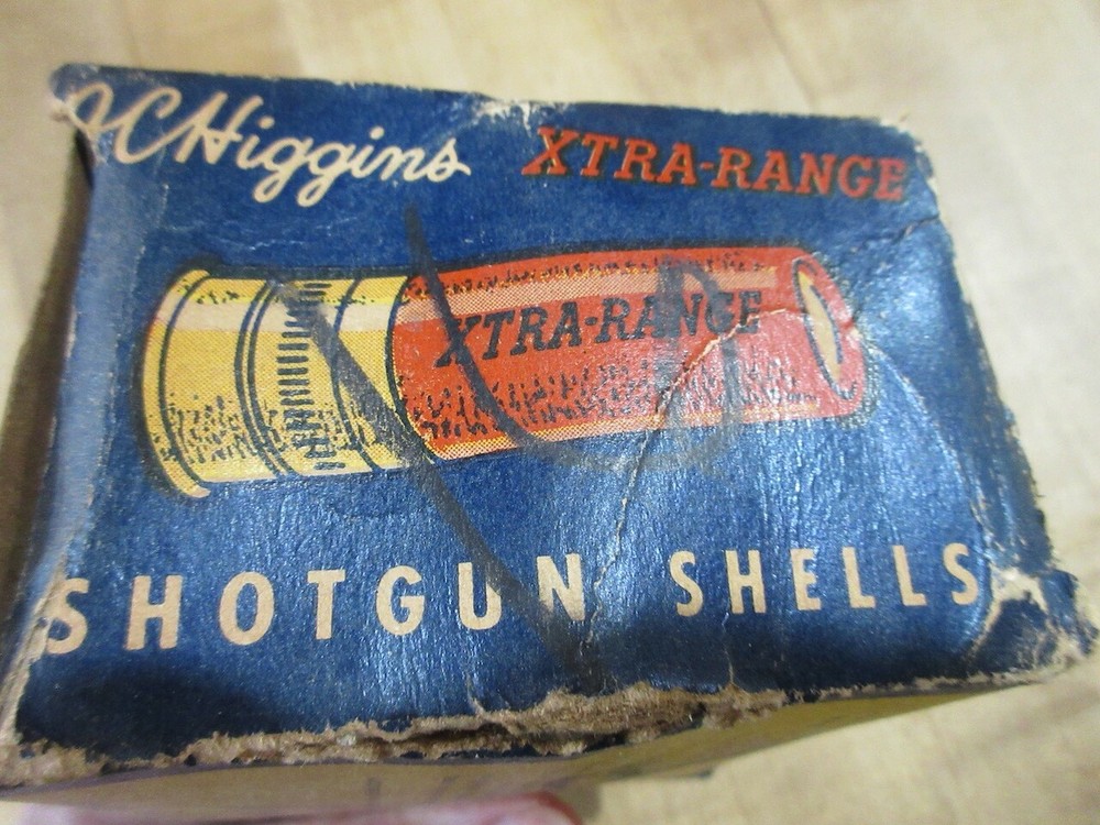 Vintage Empty J C Higgins Xtra Range 16 ga shotshell box