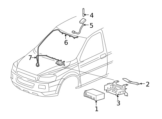 Genuine GM Mount Bracket 25841491