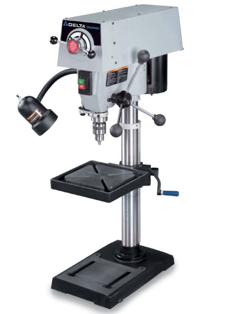 Delta 12" Drill Press Head Assembly Spindle Quill Chuck Variable Speed