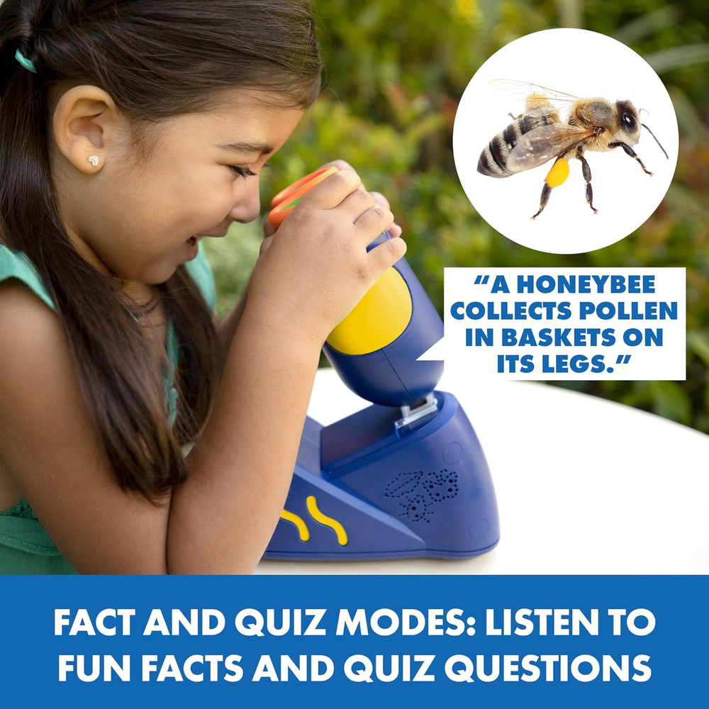 Geosafari Talking Microscope - Kids Microscope Toy Featuring Bindi Irwin, Intera