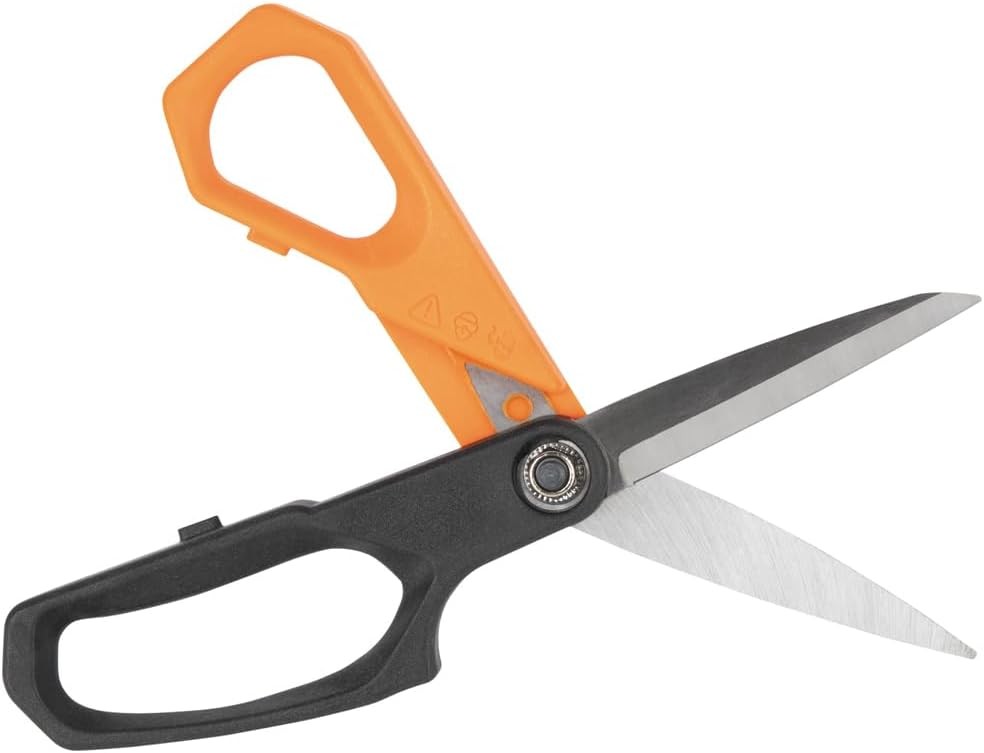 Klein Tools B2109 Heavy Duty Scissors, Multipurpose Utility 9-Inch, Orange