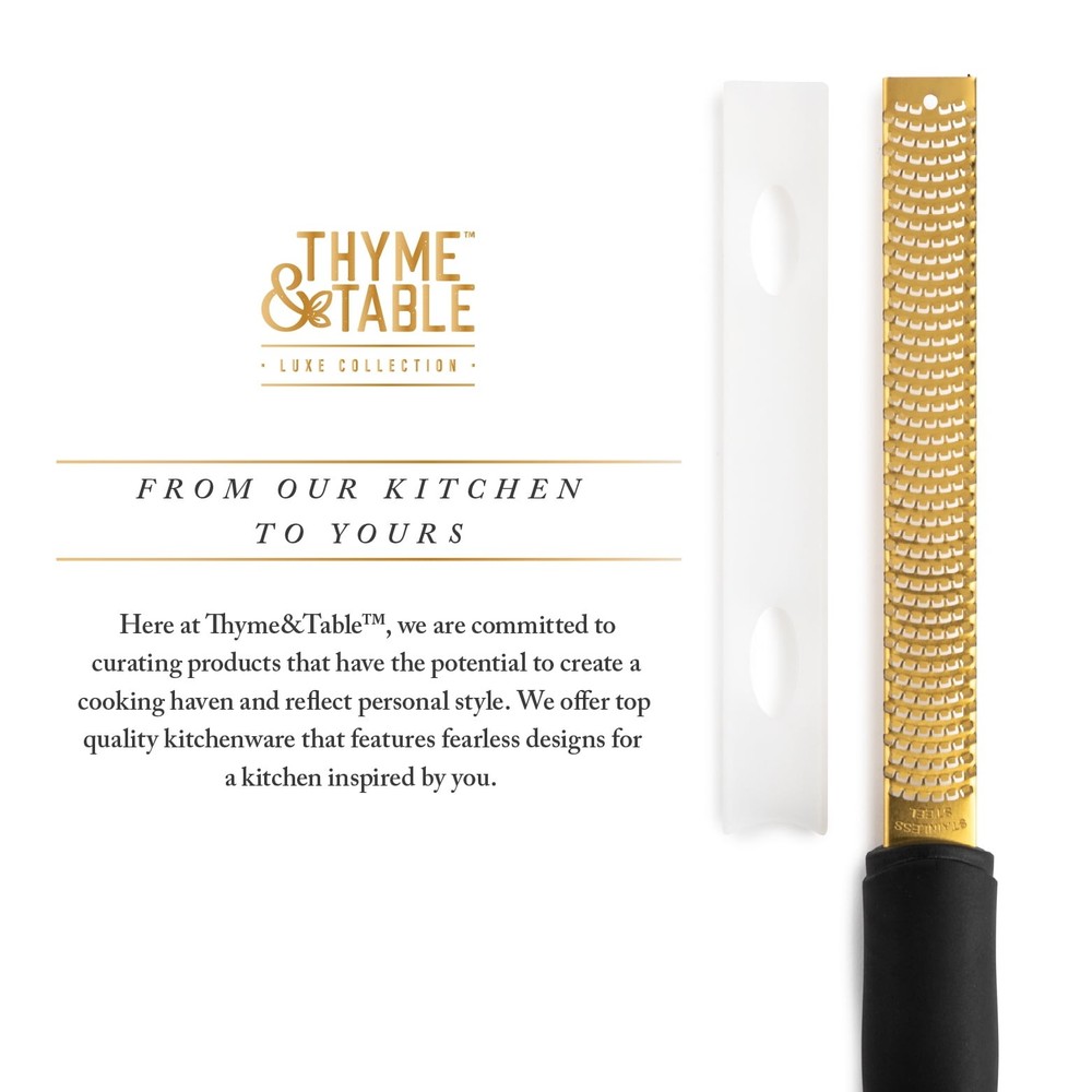 Thyme & Table Stainless Steel Fine Grater & Zester