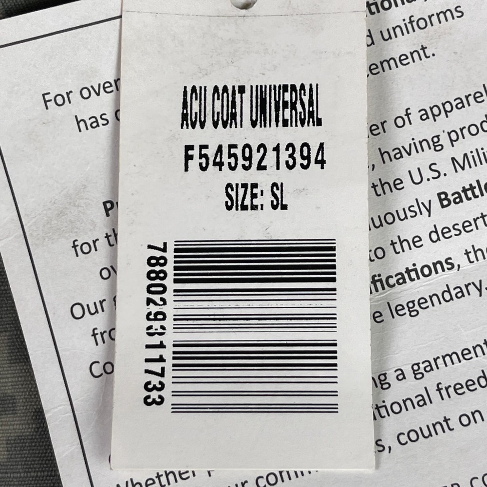 NEW BDU Propper Jacket - ACU Digital Camo - Small Long