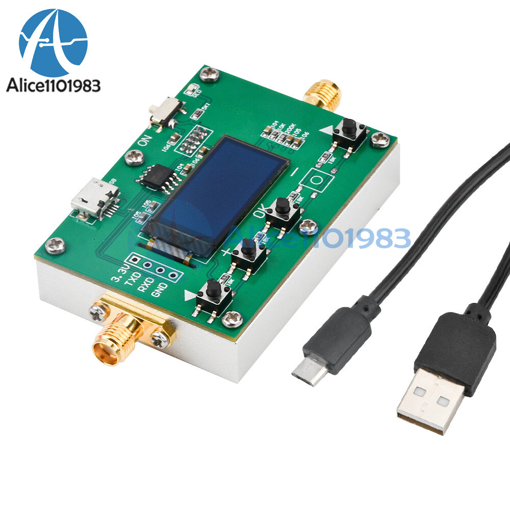 6Ghz RF Digital Attenuator 30DB Step 0.25DB OLED Pogrammable Attenuator Module