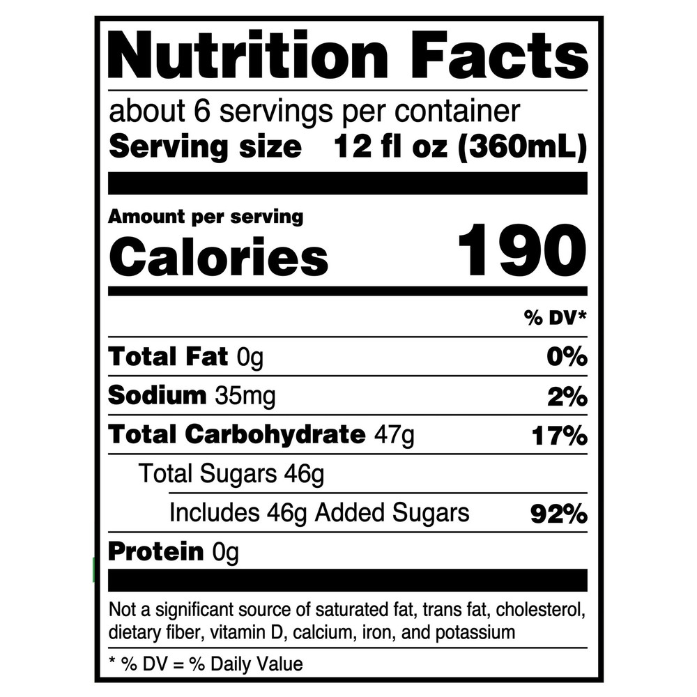 Great Value Mountain Lightning Citrus Soda 2 Liter