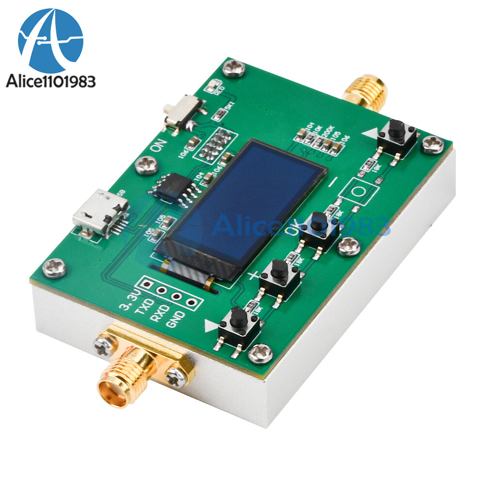 6Ghz RF Digital Attenuator 30DB Step 0.25DB OLED Pogrammable Attenuator Module