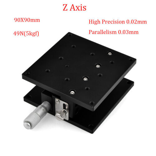 Z Axis Trimming Platform Manual Slide Table Displacement Precision Linear Stage