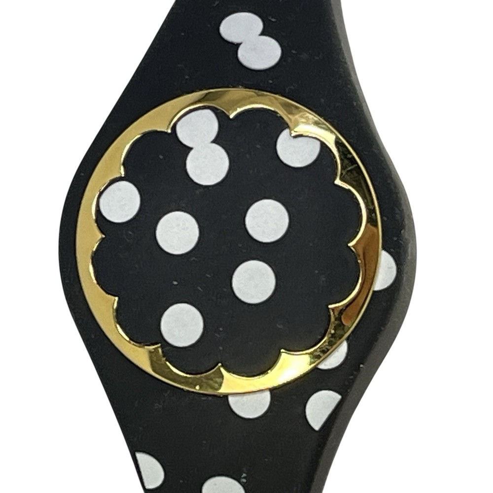 Kate Spade New York Activity Tracker Black White Polka Dot Pattern - Untested