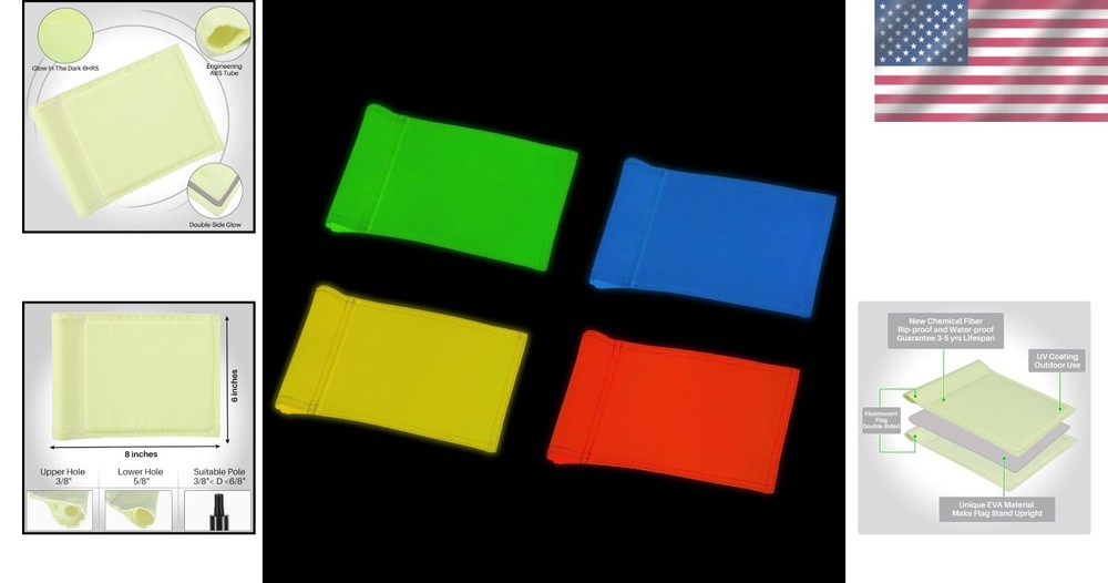 Double Sided Novelty Backyard Light Targets - 4-Pack