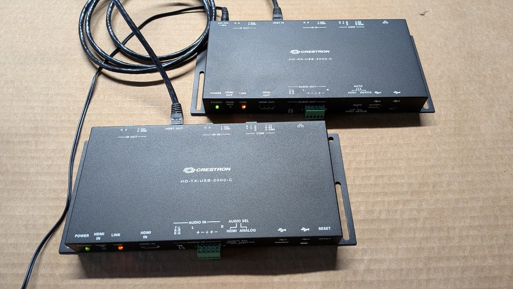 Crestron HD-EXT-USB-2000-C __ 4K HDMI & USB over HDBaseT Extender 2000