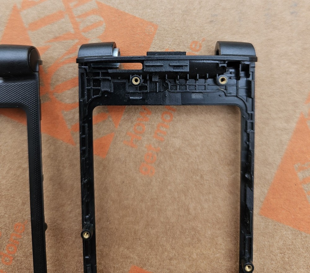 LG Exalt / VN220. Keypad Frame Hinge- Lower Hinge. Comes With Bracket & Rubber.