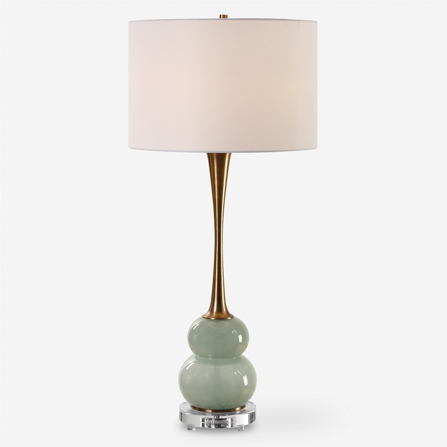 Uttermost Sanctuary Green Gray Table Lamp - 30298-1