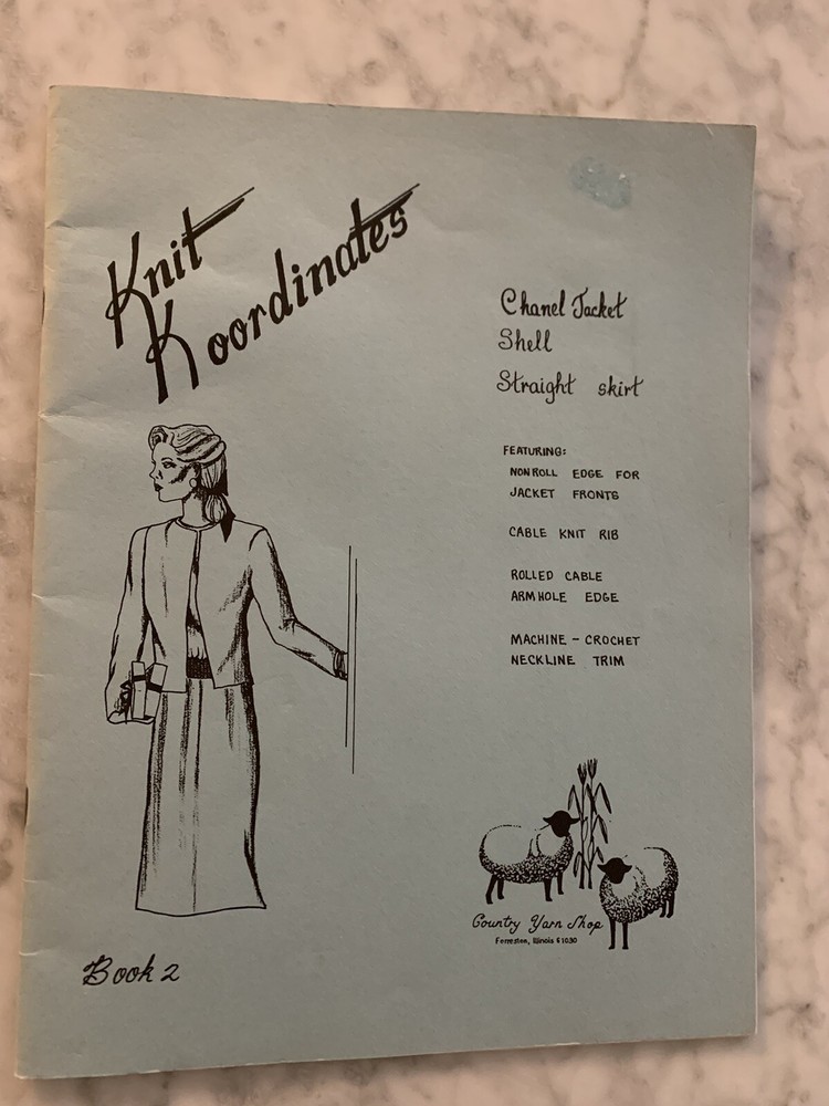 Knit Koordinates: Chanel Jacket, Shell and Straight Skirt 38 p. pattern book