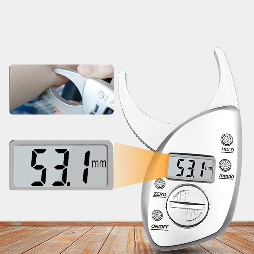 Fat Caliper Fat Tester Monitors Caliper Measuring Instrument Digital Display