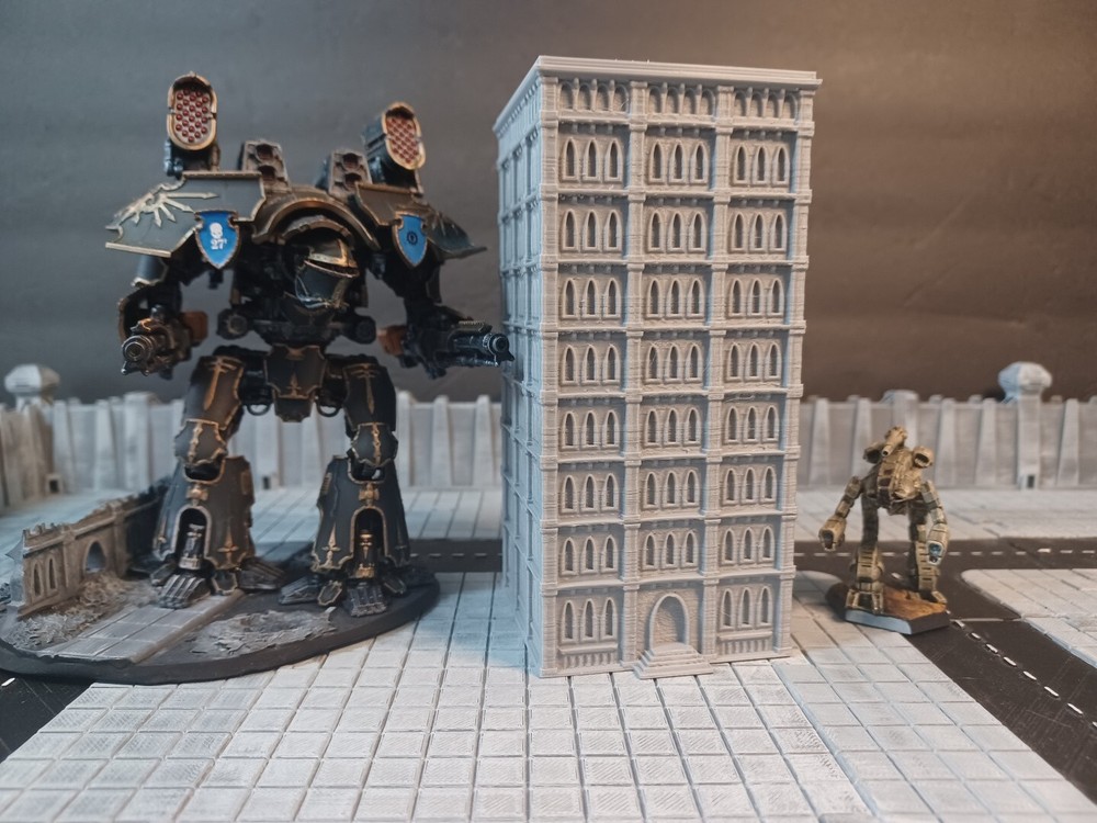 Gothic Building 107 (G107)- Tabletop Wargame Terrain Battletech