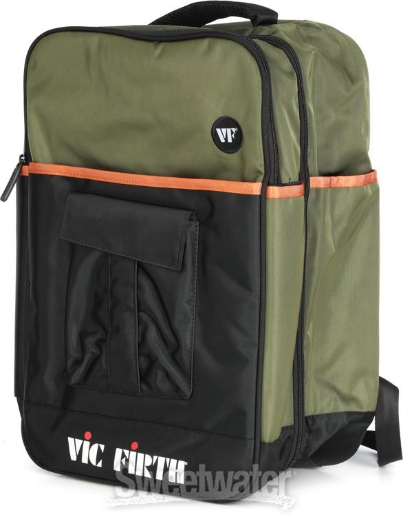 Vic Firth Professional Tech Backpack - Green/Black