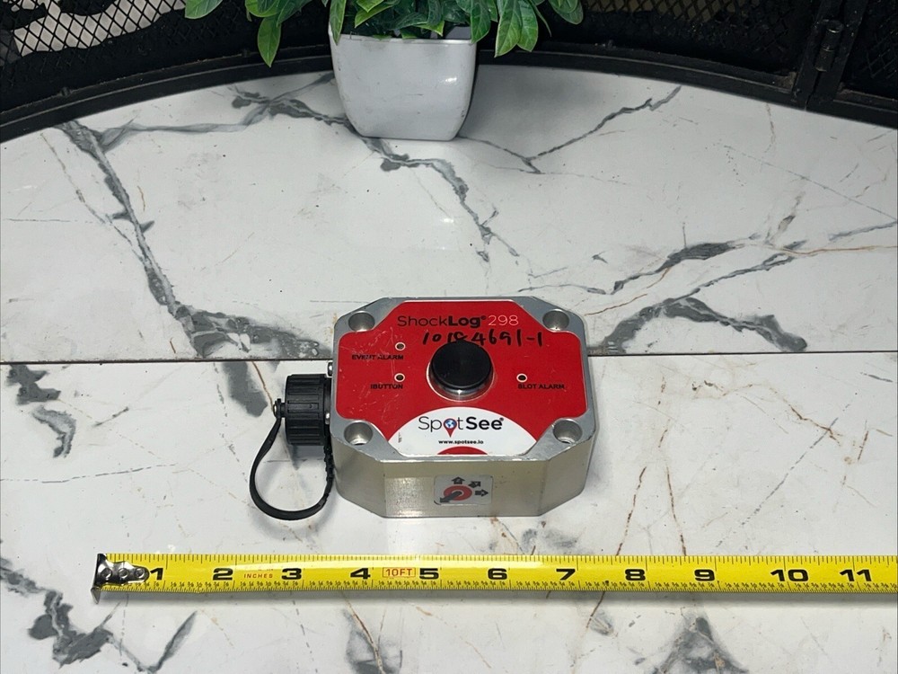ShockWatch Spotsee ShockLog Model 298 Impact Recorder Data Logger UNTESTED