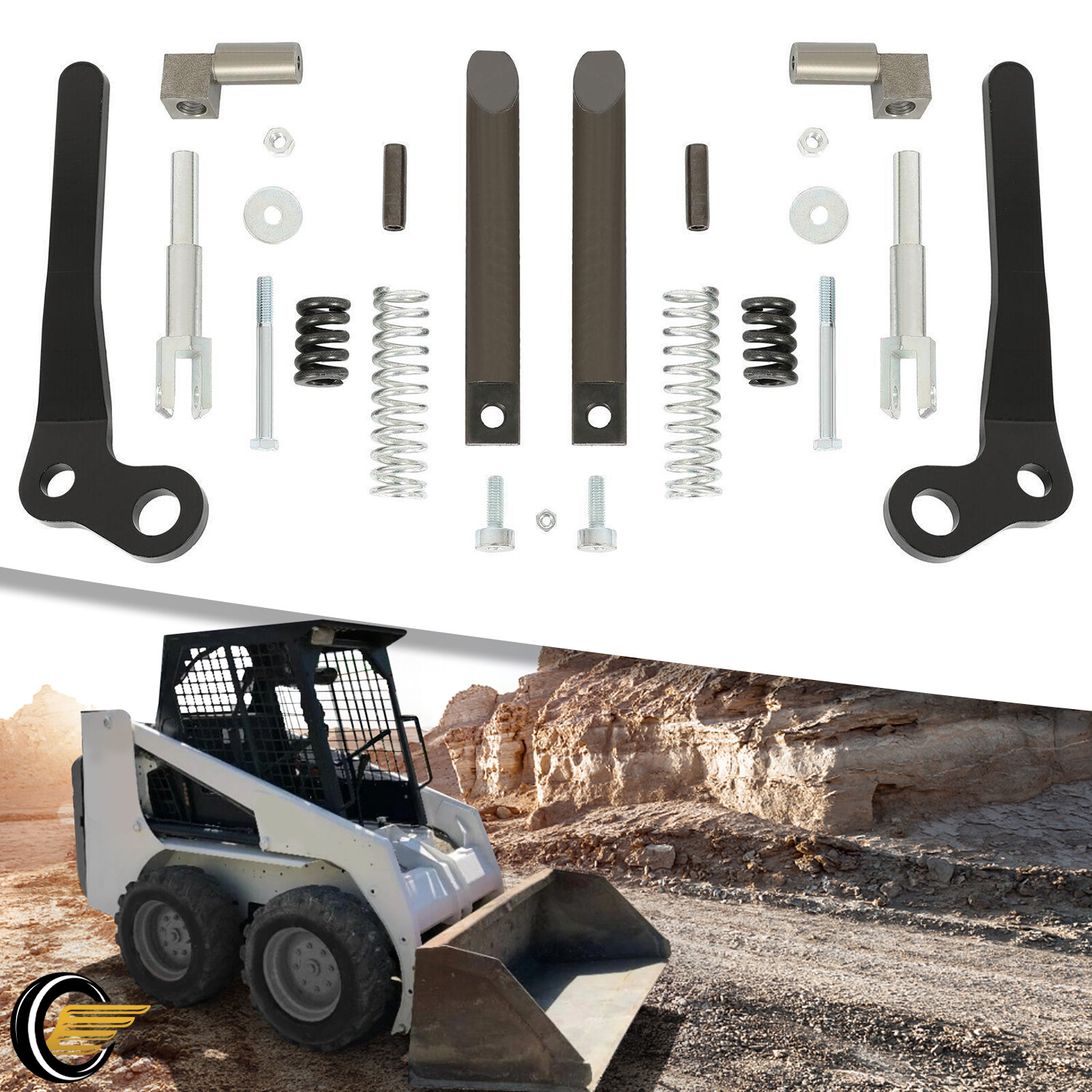 LH & RH Lever Kit For Bobcat Bob-Tach 751 753 763 773 7753 863 873 963 #6702903