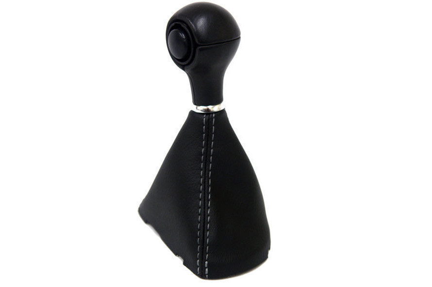 Automatic Shift Boot Replacement PVC Leather Fit for Audi TT 08-16 Gray Stitch