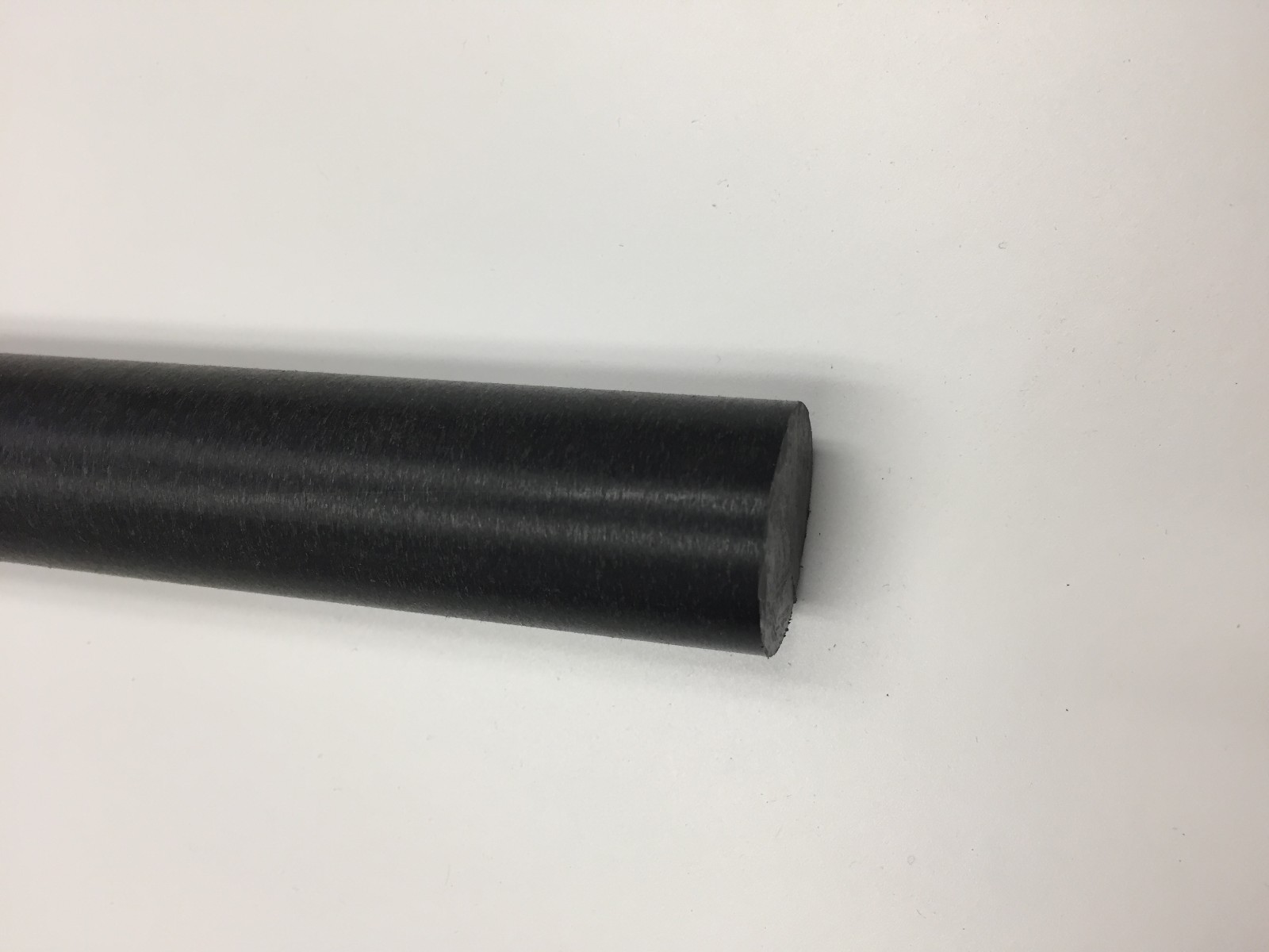 Delrin Acetal Rod Black 1 inch x 24 inch for Bushings Bearings