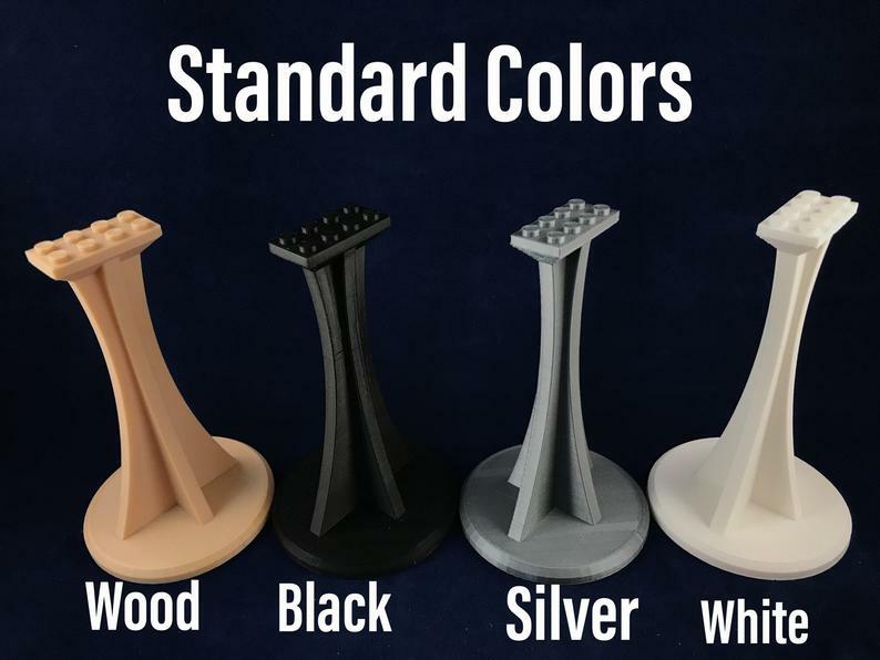 Flight/Display Stands (Brick System Compatible - Various Styles) - 3D Printed