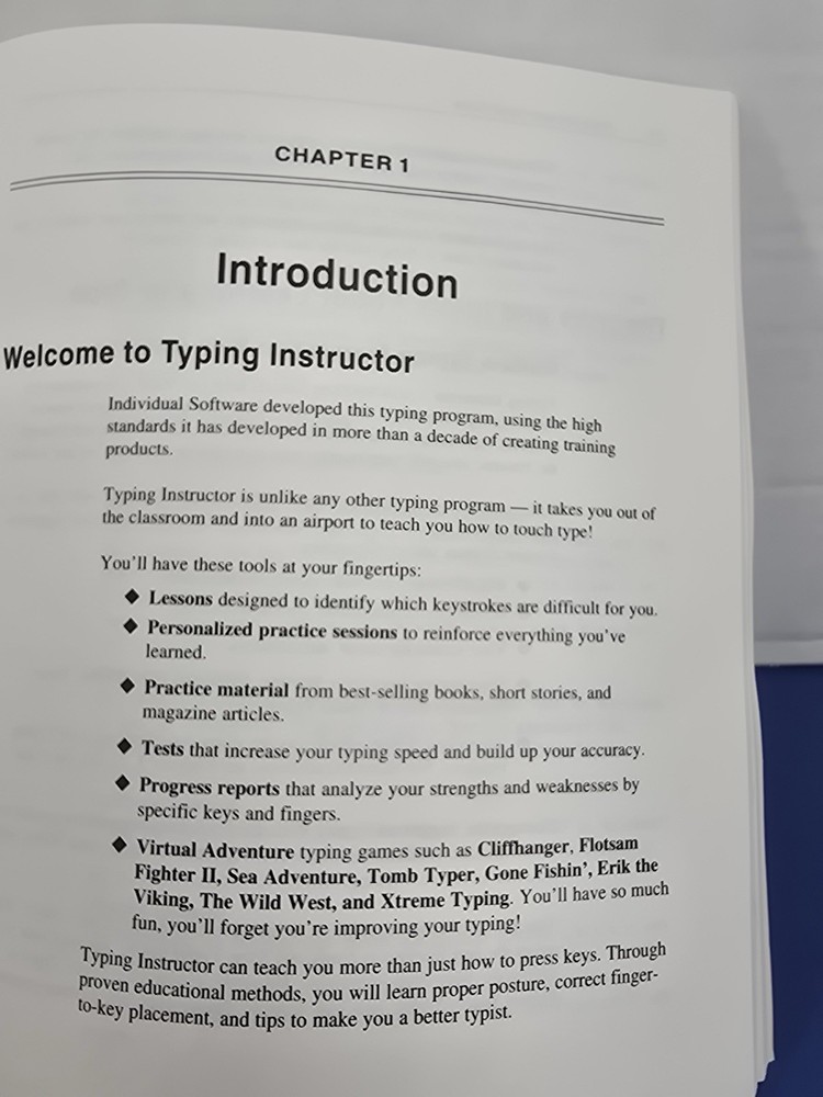 Typing Instructor Deluxe 11 Edition: Unopened/Sealed CD and User’s Guide