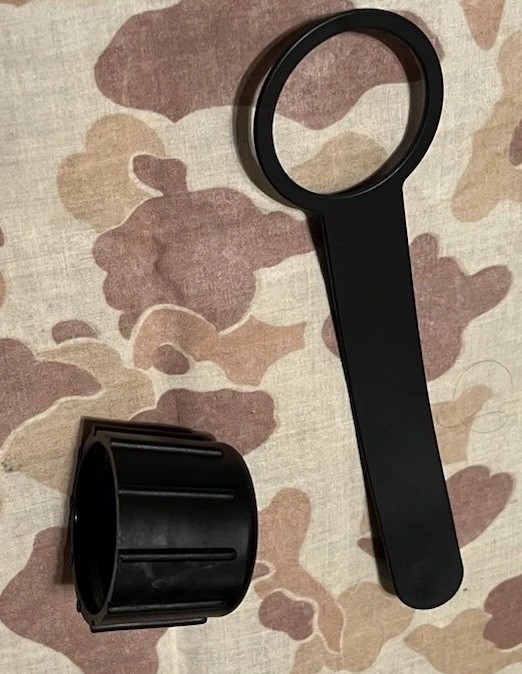 Canteed Cap Set 1qt - 2qt NOS black