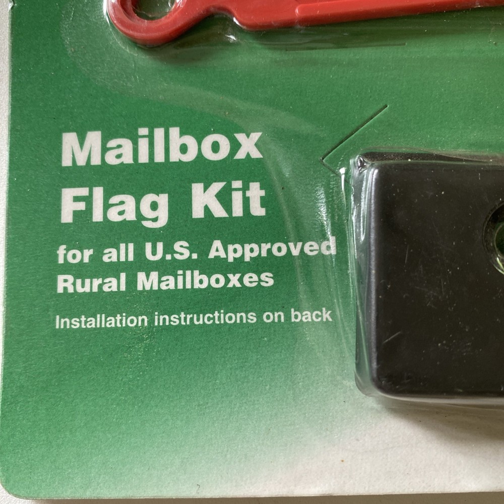 Flag Kit Red For Mailboxes Replacement Mailbox Rust Proof RFL1 NEW