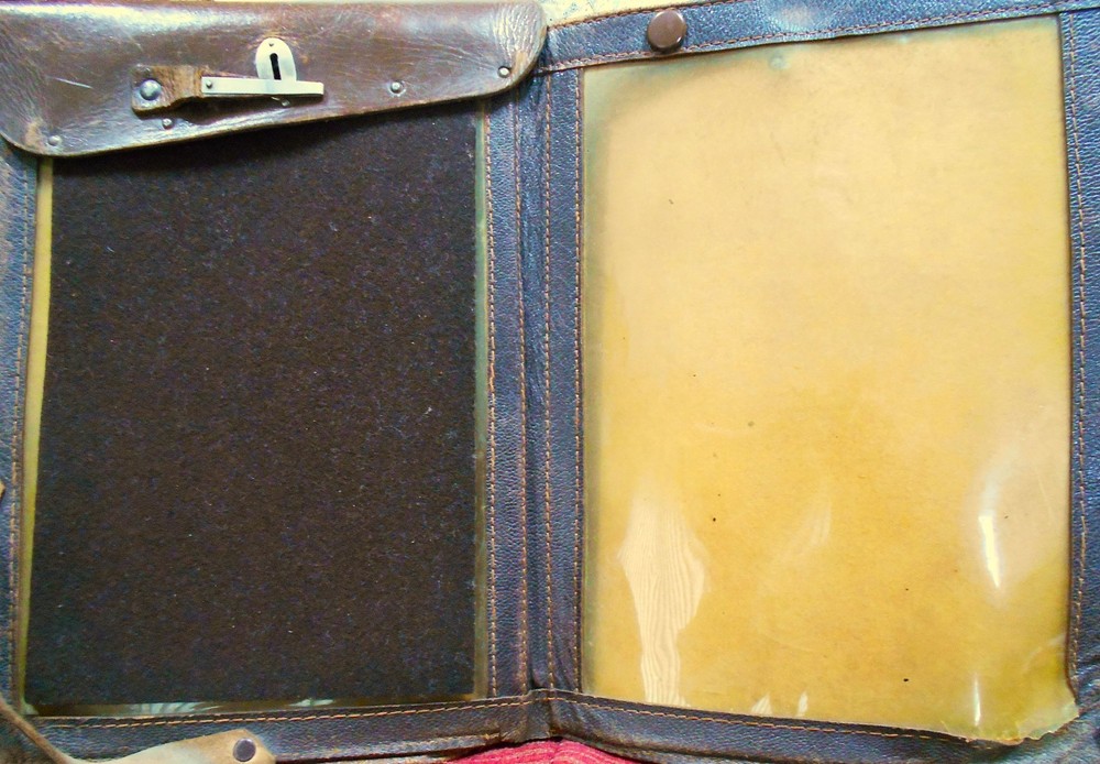 German Map Case with 3 WW II Maps