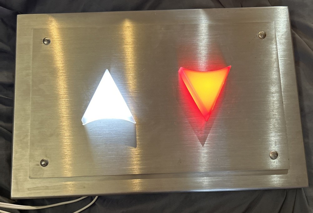 Elevator Up Down Light Display 15 X 10in Tested Works