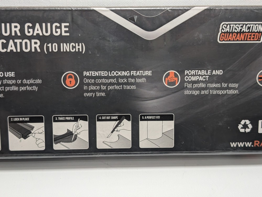 RAK 10" Contour Gauge Duplicator Locking Shape Profile Template Tool New