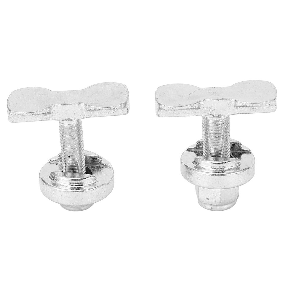 1 Pair L Track Double Lug Threaded Stud Nut Fitting Tie Down Carbon Steel For
