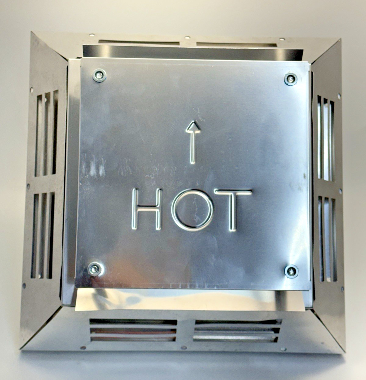 46DVA-HC Horizontal Square Stove Vent Horizontal Termination Cap 4" x 6 5/8"