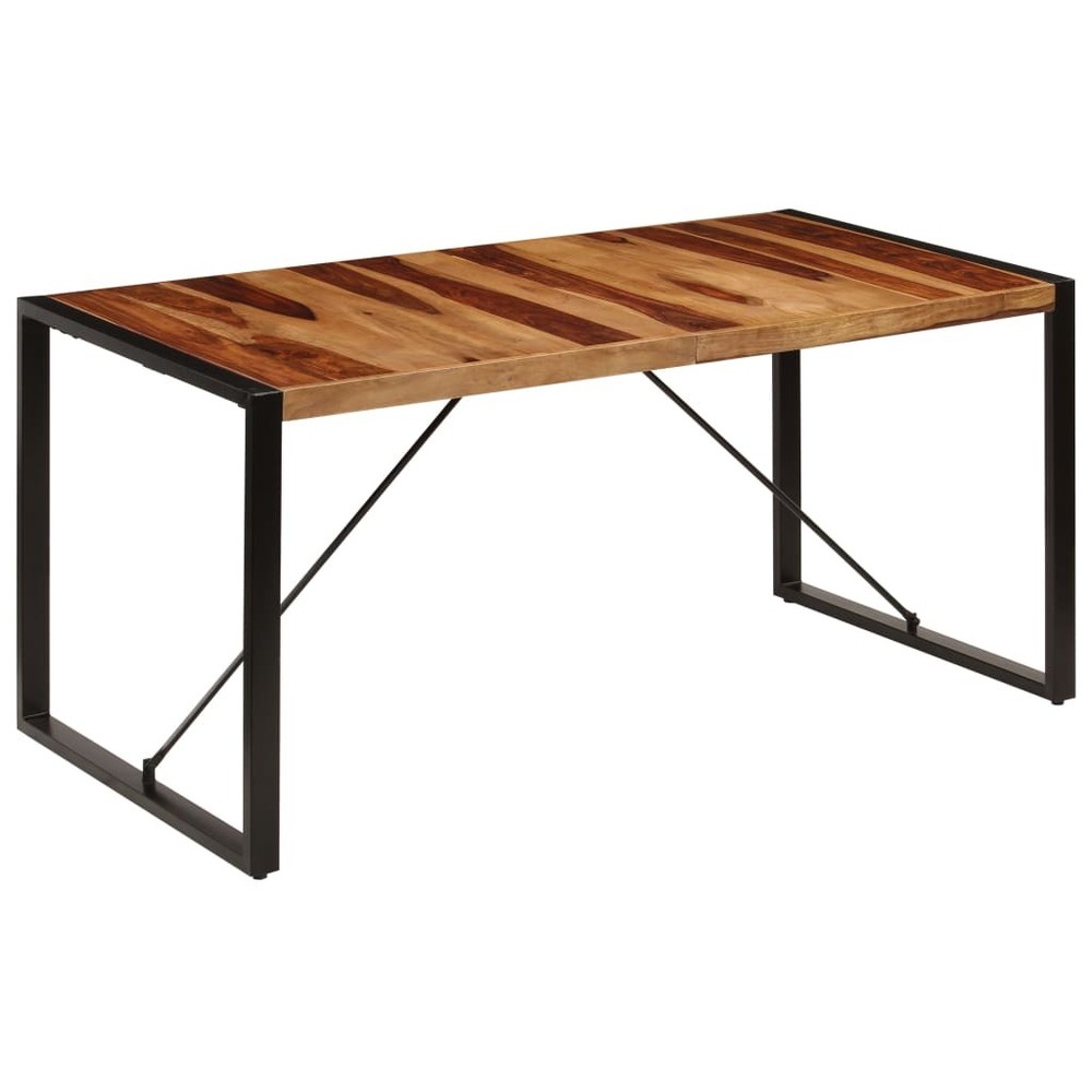 Dining Table Kitchen Table Dining Room Dinner Table Solid Acacia Wood vidaXL